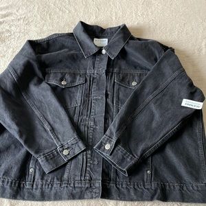 New Old Navy Black Denim Jacket
